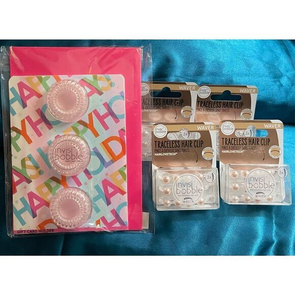 Invisibobble hair clips/ card - Picture 1 of 1